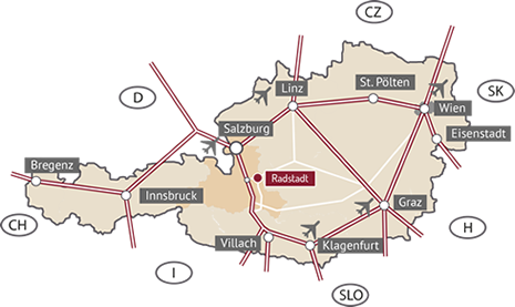 Österreich Karte